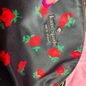 Kate Spade Black and Red backpack: Rose backpack